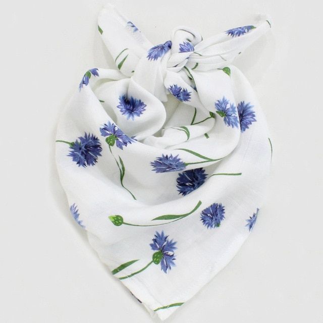 Baby Blankets Soft Bibs Swaddle Wrap Burp Cloth Towel Scarf