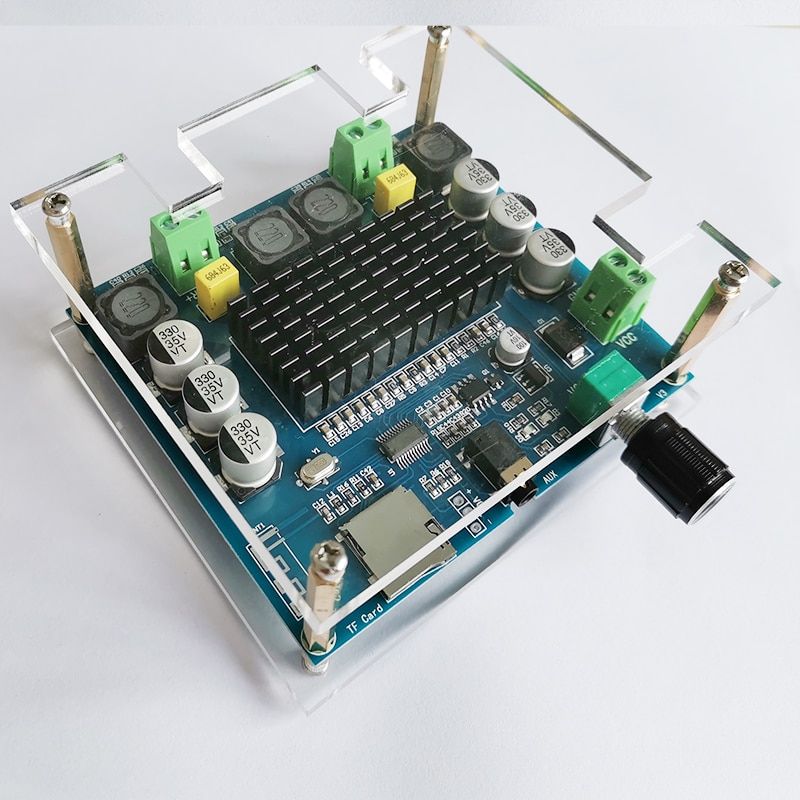 2*100W Sound Amplifier Board Bluetooth-compatible TDA7498 Power Digital Stereo Receiver AMP For Speakers Theater Diy