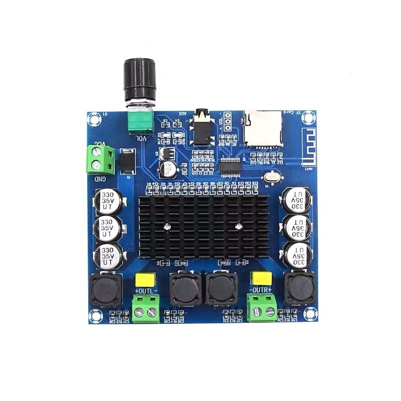 2*100W Sound Amplifier Board Bluetooth-compatible TDA7498 Power Digital Stereo Receiver AMP For Speakers Theater Diy