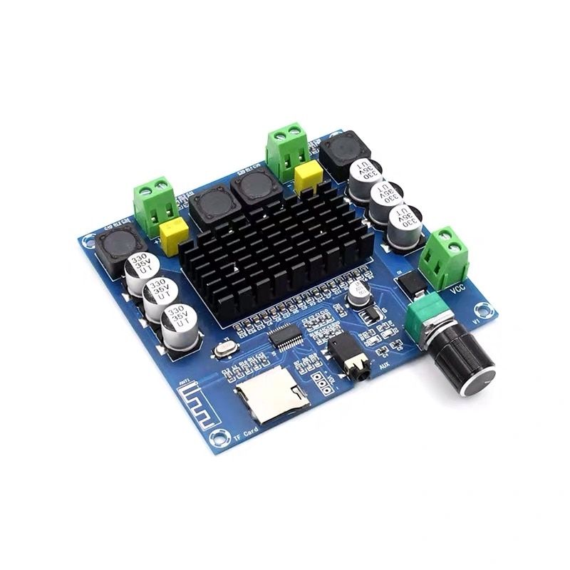 2*100W Sound Amplifier Board Bluetooth-compatible TDA7498 Power Digital Stereo Receiver AMP For Speakers Theater Diy