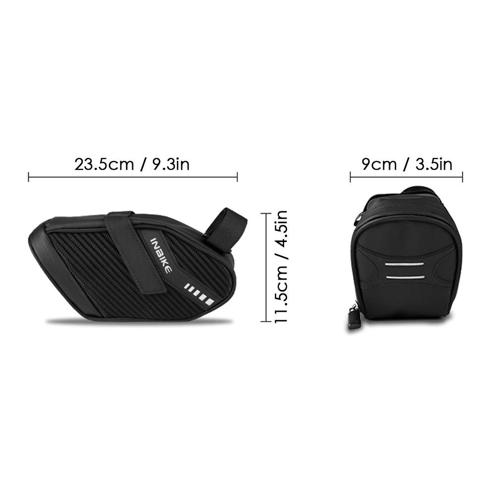 Bicycle Saddle Bag Waterproof Bike Seat Bag Reflective Cycling Rear Seat Post Bag Ultra Light Tail Rear Bag Bicycle Under Seat Pouch