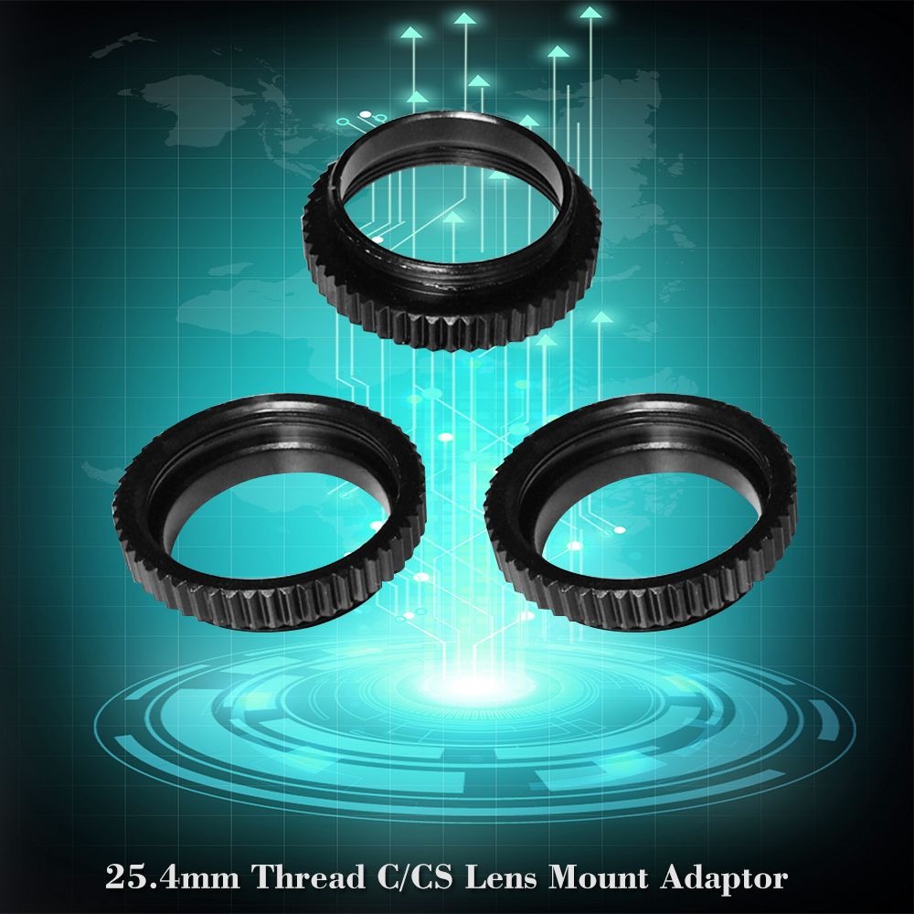 3PCS/Lot Metal 5mm C To CS Mount Adapter