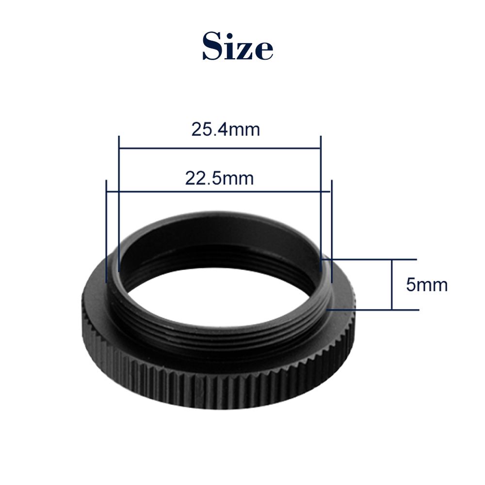 3PCS/Lot Metal 5mm C To CS Mount Adapter