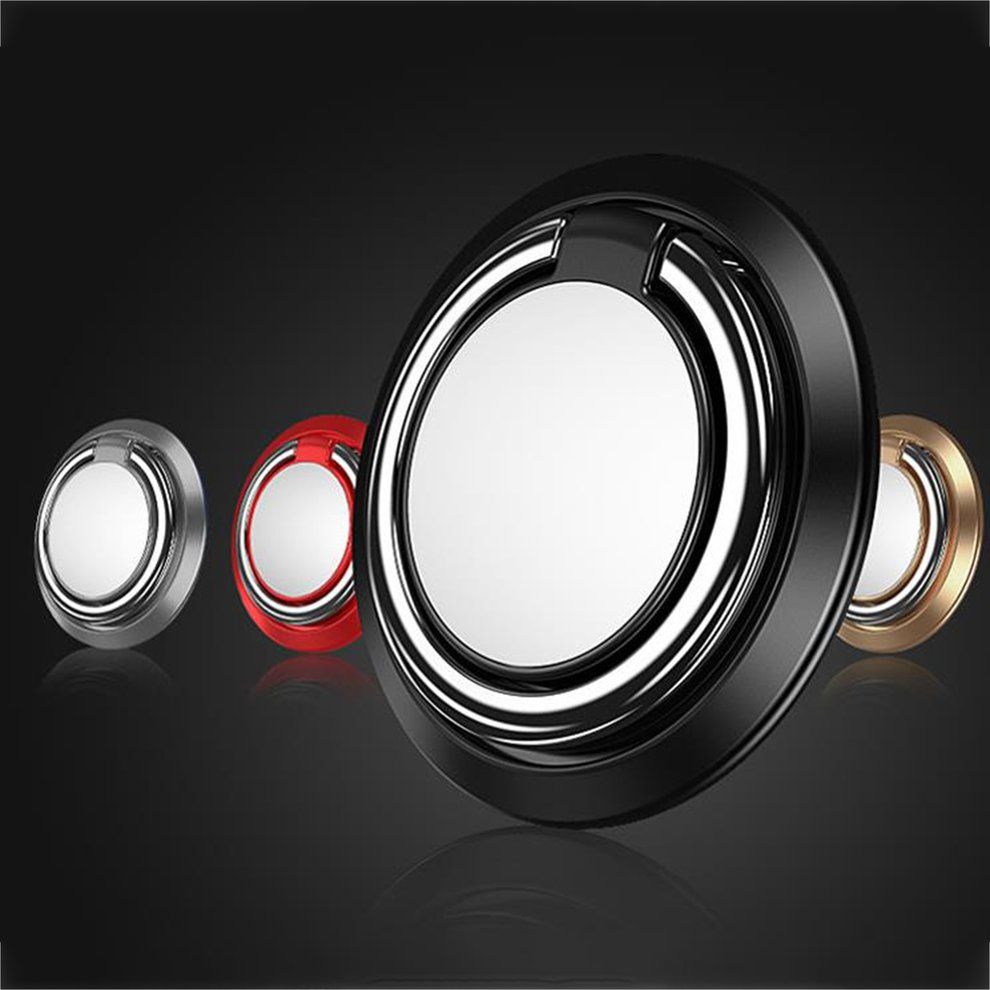 Finger Ring Holder Grip 360 Rotatable For  Ell Phone  Ar Magneti  Holder-black