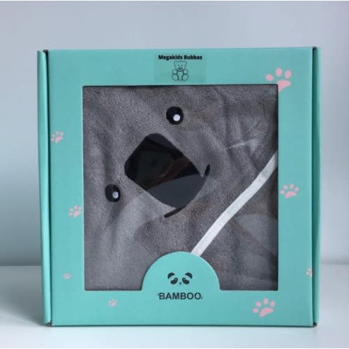 Bubbas - Bamboo Infant To Toddler Hooded Towel - Kaola - Grey