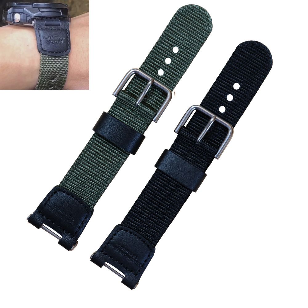 Nylon Strap Bracelet For Casio Sgw100 Sgw-100 Watc