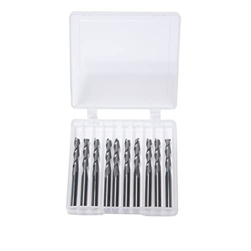 Beslands CNC Wood Router Bits 18 Shank Router Bit Set End Mi