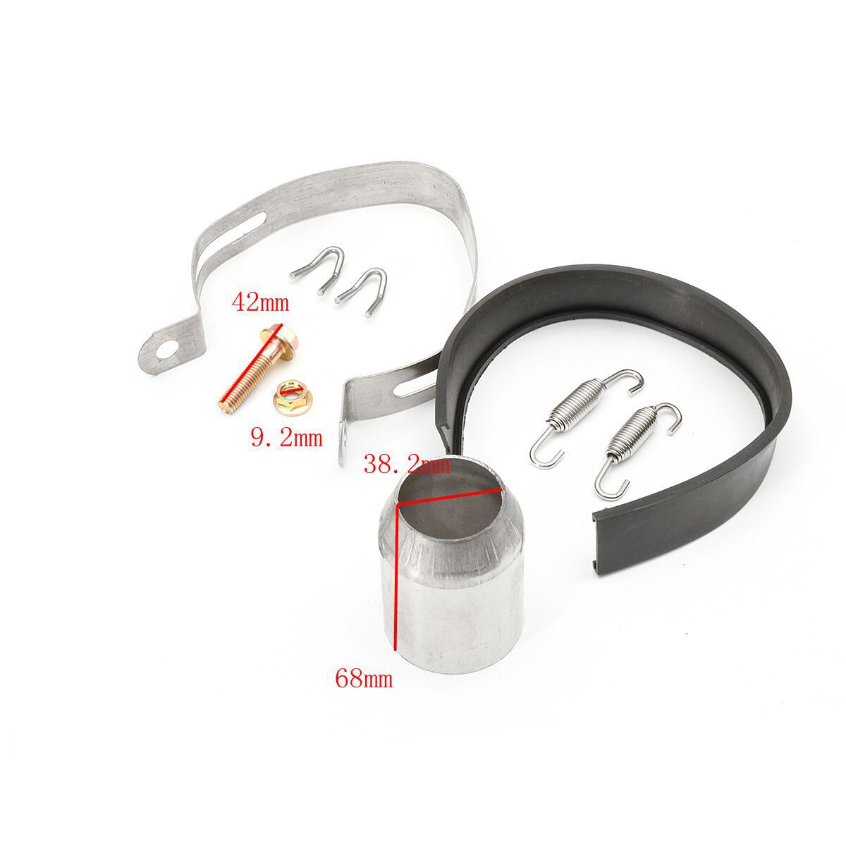 38-51mm Universal Exhaust Mufflers With Removable Dirt Street Bike Motorcycle