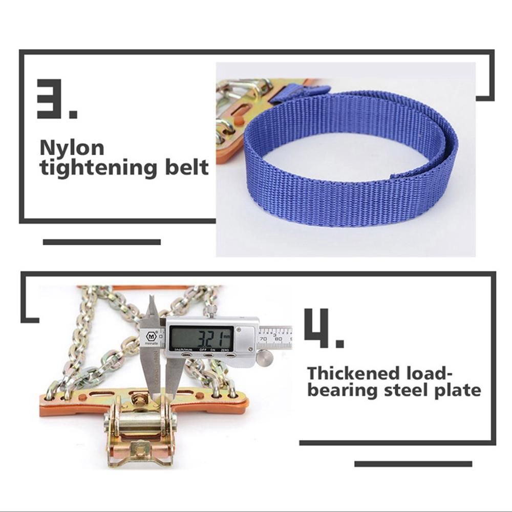 Universal Steel Truck Car Wheels Tyre Tire Snow Ice Chains