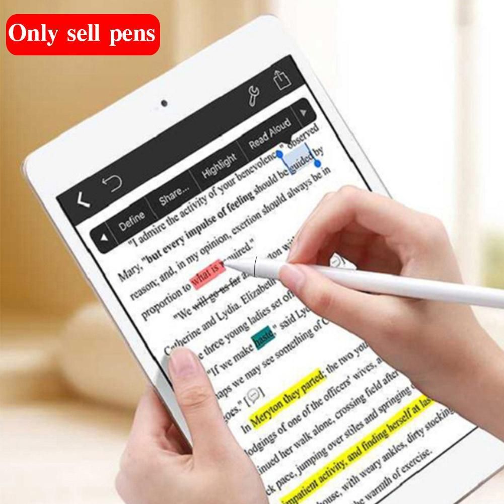 Universal Capacitive Stylus Screen Pen Smart Pen For IOS/Android System Apple IPad Phone Smart Pen Stylus Pencil Pen Accessories(#Black)