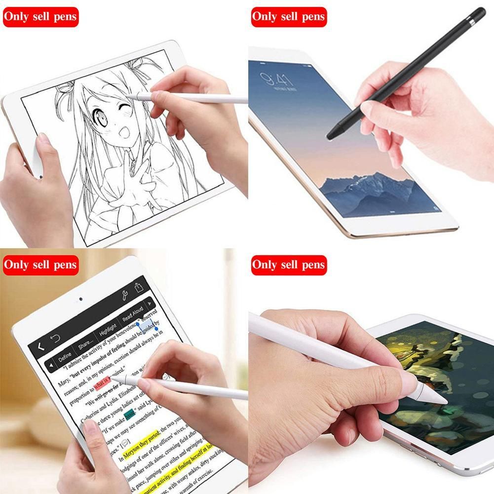 Universal Capacitive Stylus Screen Pen Smart Pen For IOS/Android System Apple IPad Phone Smart Pen Stylus Pencil Pen Accessories(#Black)
