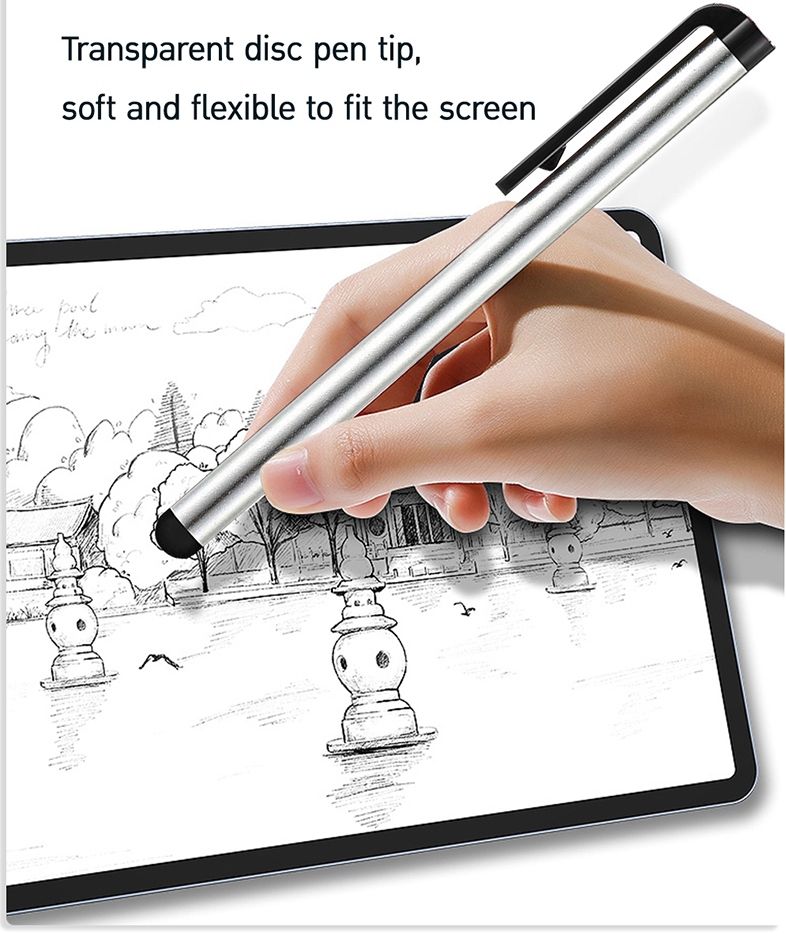 2Pieces Universal Stylus Pen For Phone & Tabs - Multi Colour