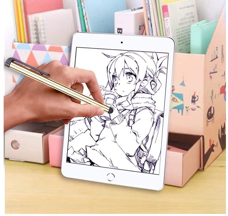 2Pieces Universal Stylus Pen For Phone & Tabs - Multi Colour