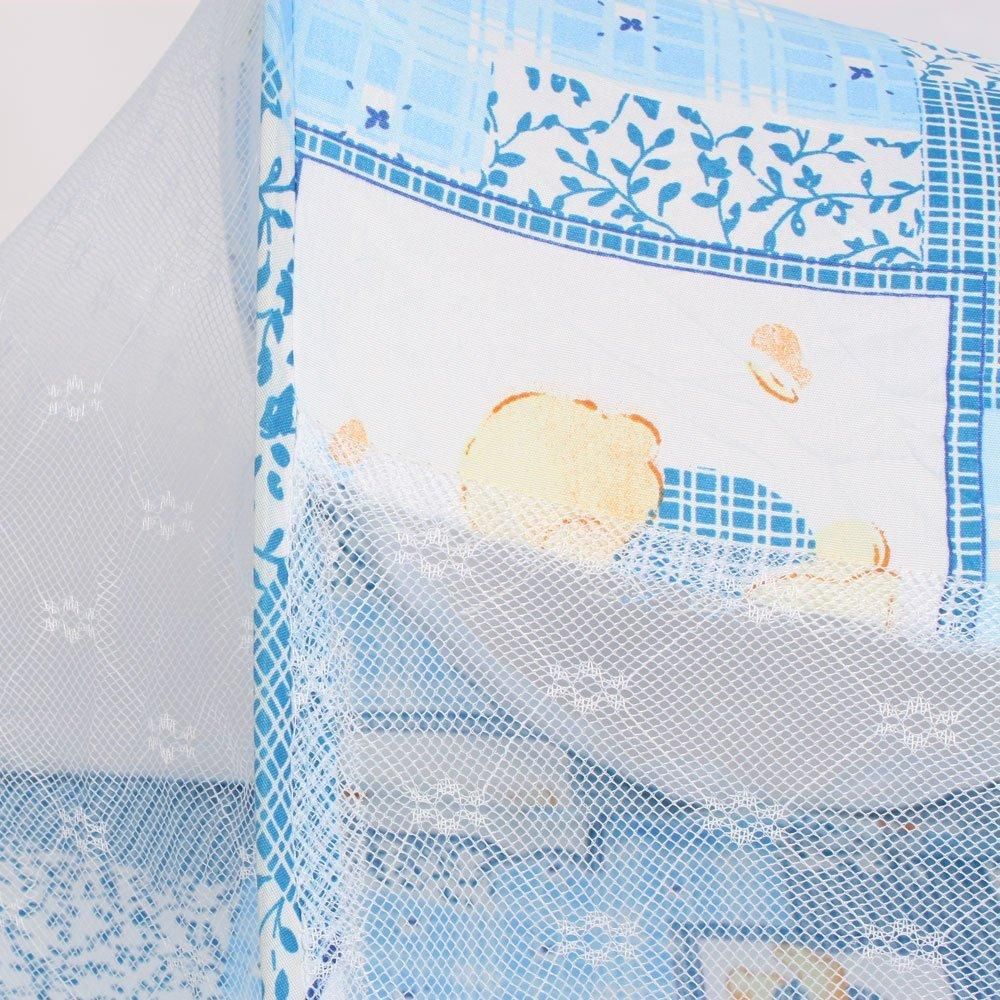 Foldable Toddler Kids Infant Baby Safty Mosquito Net Netting Crib Bed Playpen Play Tent Blue