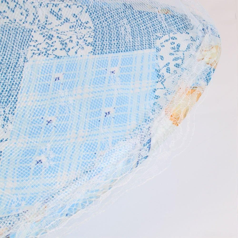 Foldable Toddler Kids Infant Baby Safty Mosquito Net Netting Crib Bed Playpen Play Tent Blue