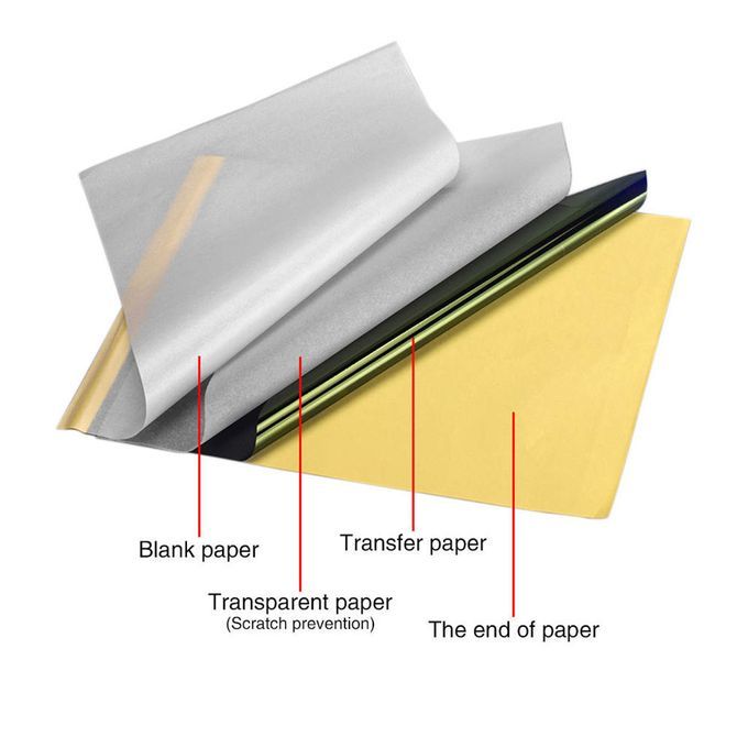 100pcs Tattoo Supplies Thermal Transfer Stencil Paper Ink Holder Cups