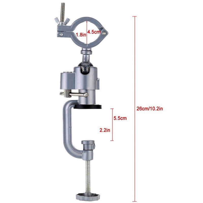 Table Bench Vises 360 Degree Rotate Clamp Holder Electric Drill Bracket Universal Machine Tools Accessories