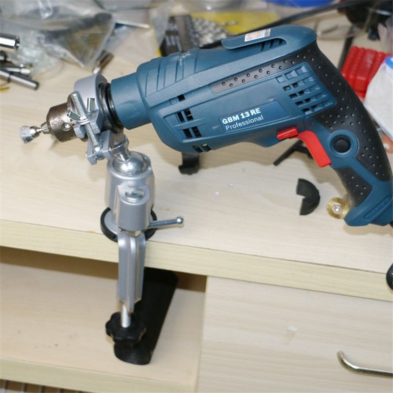 Table Bench Vises 360 Degree Rotate Clamp Holder Electric Drill Bracket Universal Machine Tools Accessories