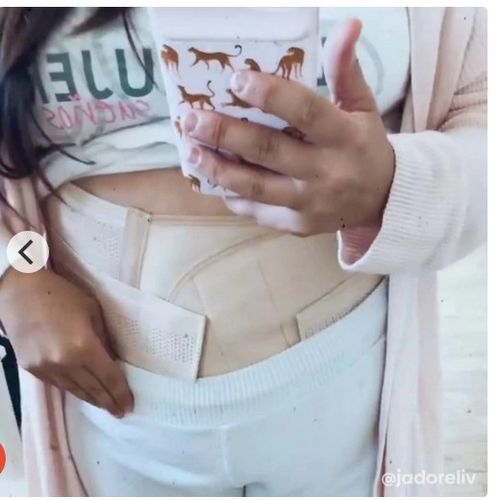 BROWN Postpartum Slimming Belly Wrap,S/M