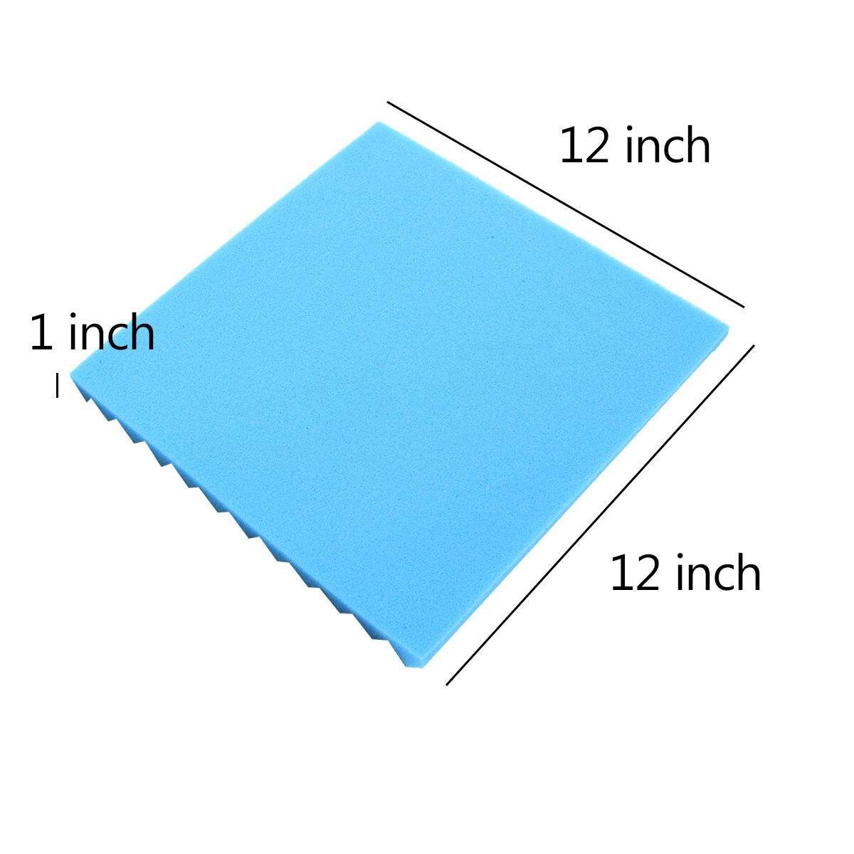 24Pcs Acoustic Anti Noise 30x30x2.5cm Soundproofing Sound-Absorbing Foam Retardant Tile Acoustic Foam KTV Accessories