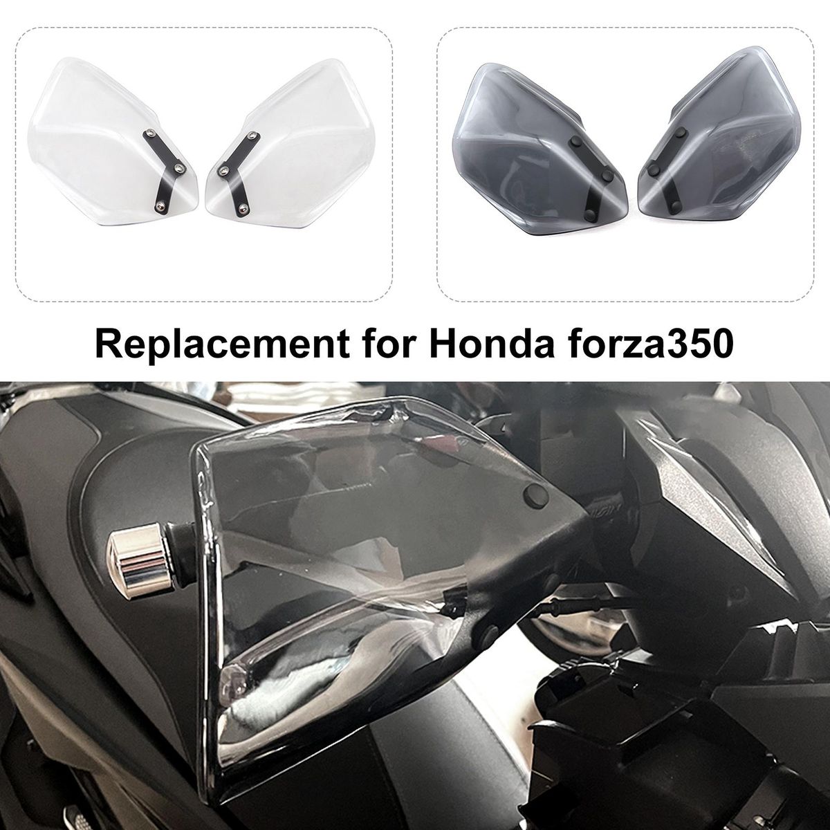 Windshield Windproof Handle Cover Hand Shield Replacement for Honda forza350 Modified Parts