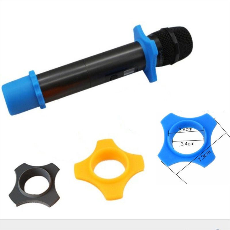 5pcs Silicone Wireless Handheld Microphone Holder