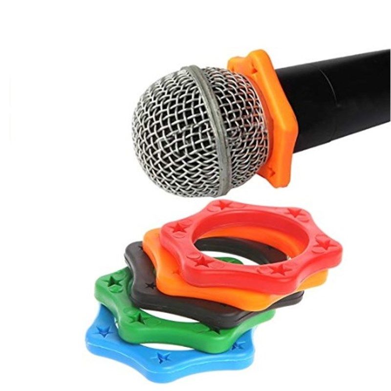 5pcs Silicone Wireless Handheld Microphone Holder