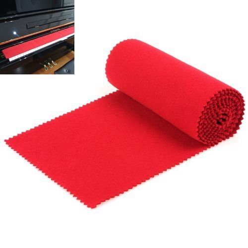 Red Soft Piano Key Cover Keyboard Dust Cover
