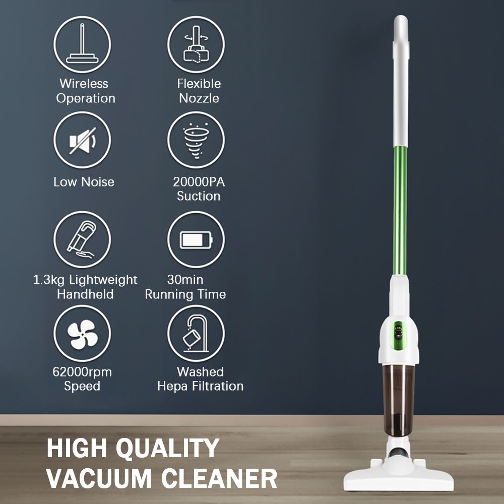Cordless Vacuum Cleaner Rechargeable Stick Vacuum With