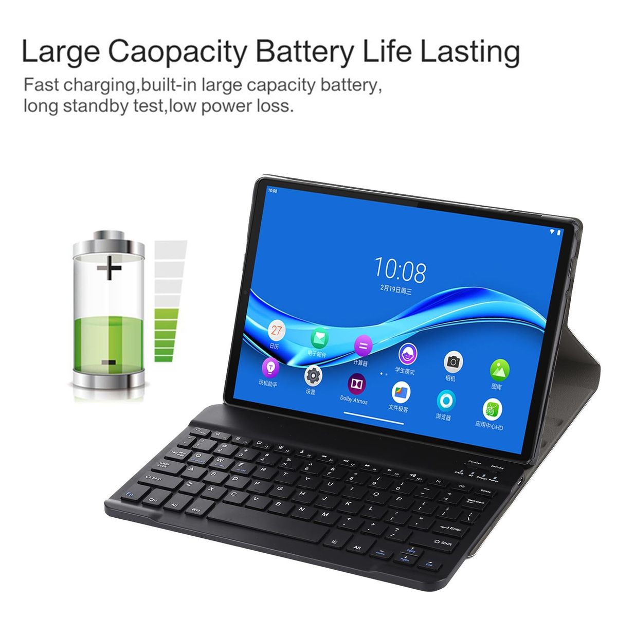 Keyboard Protective Case For Lenovo M10 FHD Plus 10.3 Inch