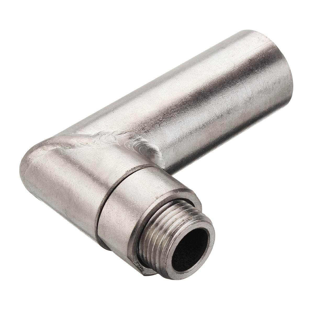 O2 Oxygen Sensor Spacer Extender M18 X 1.5 Bung Pipe Weld 90 Degree Angle Kit