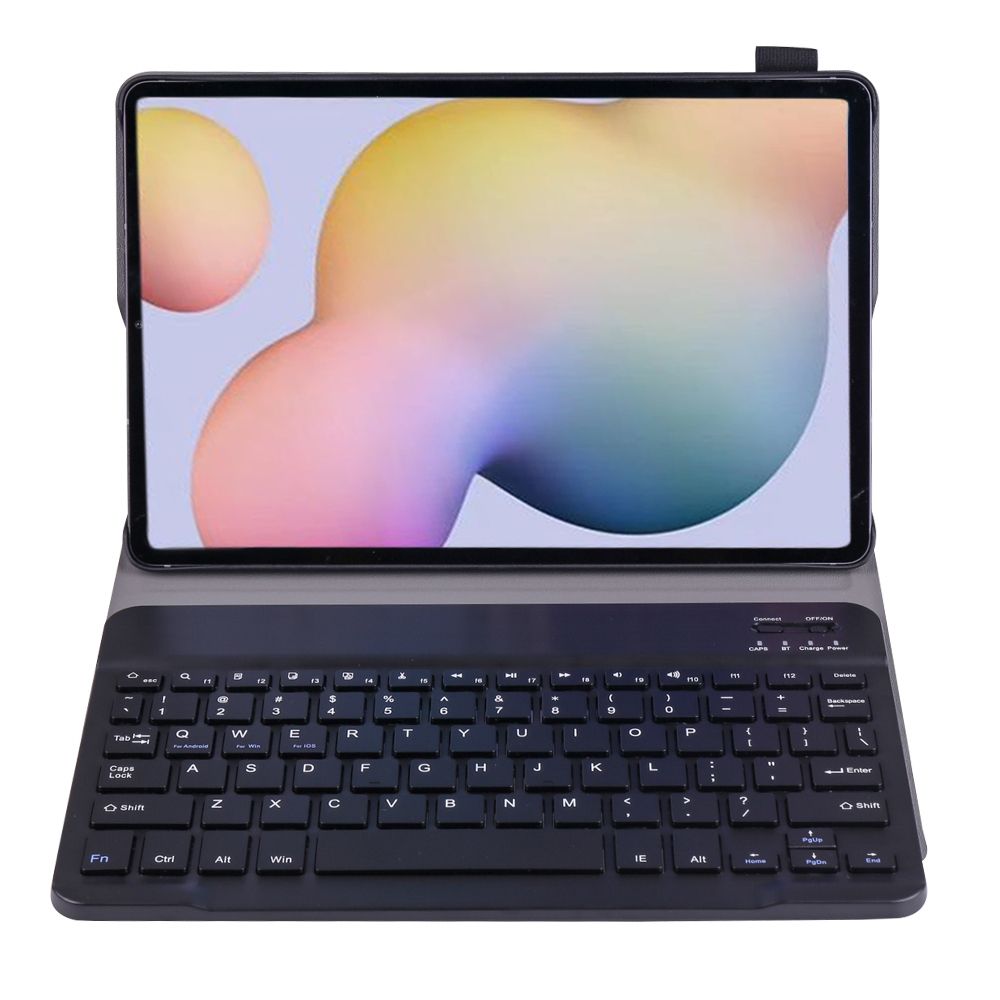 A870 For Samsung Galaxy Tab S7 T870/T875 11 Inch Detachable Bluetooth Keyboard Ultrathin Horizontal Flip Leather Case(Black)