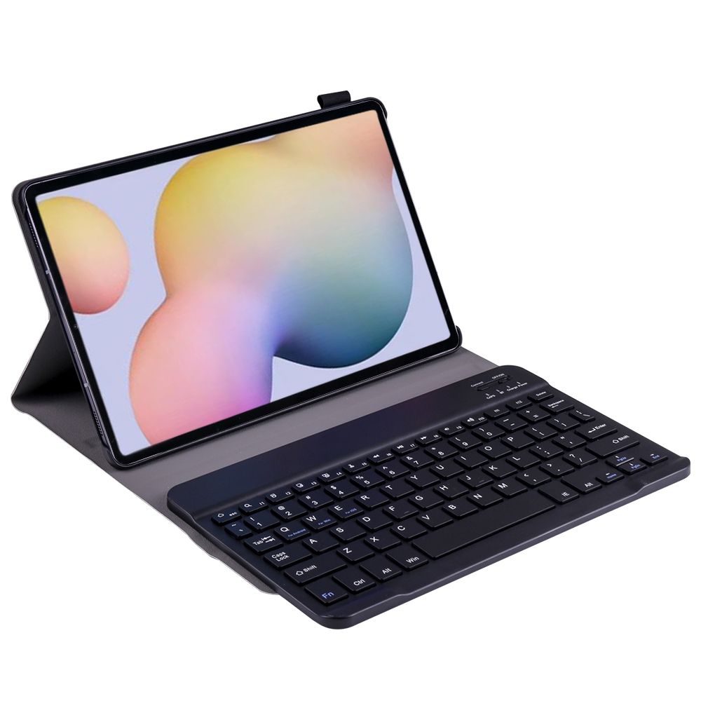 A870 For Samsung Galaxy Tab S7 T870/T875 11 Inch Detachable Bluetooth Keyboard Ultrathin Horizontal Flip Leather Case(Black)