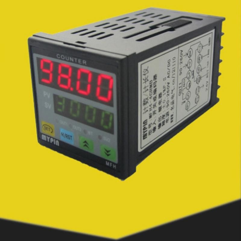 4 Digital Counter Length Counter Length Meter Multi-Functional Intelligent 90-260V ACDC Preset Relay Output