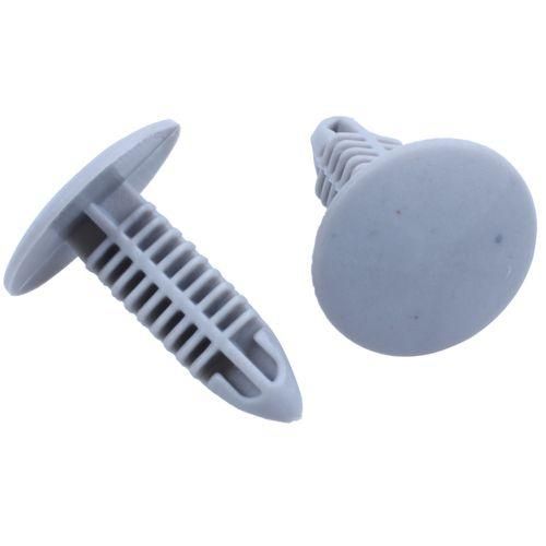 30 Pieces Plastic Fastening Screws Gray Flange Fender