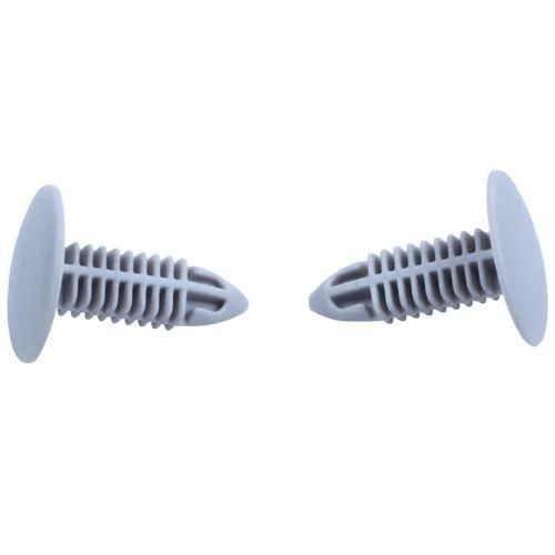30 Pieces Plastic Fastening Screws Gray Flange Fender