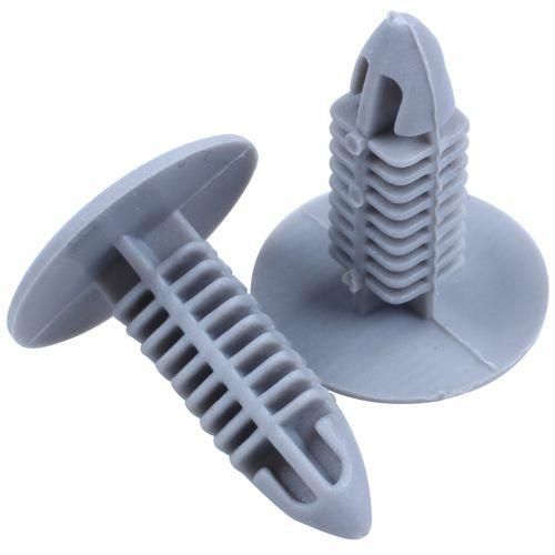 30 Pieces Plastic Fastening Screws Gray Flange Fender