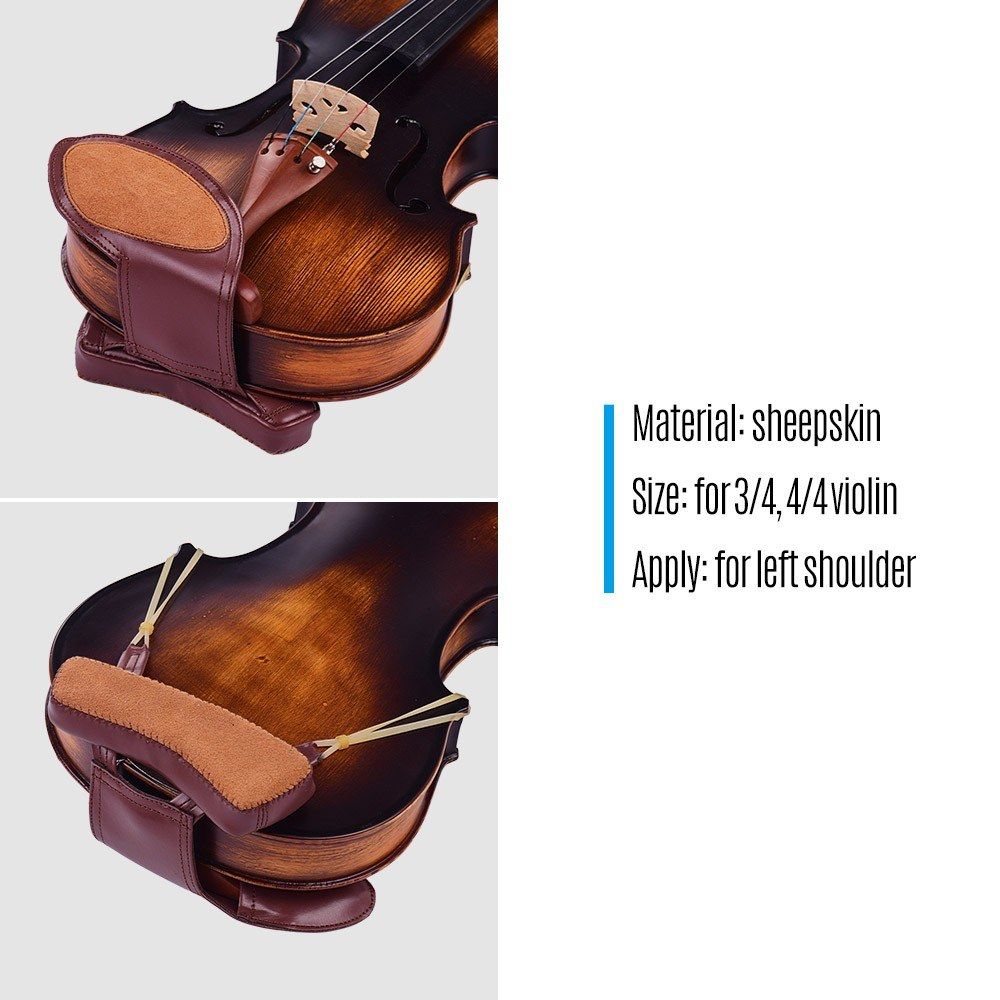 Sheepskin Pad Violin Accessories Shoulder And Chin Rest