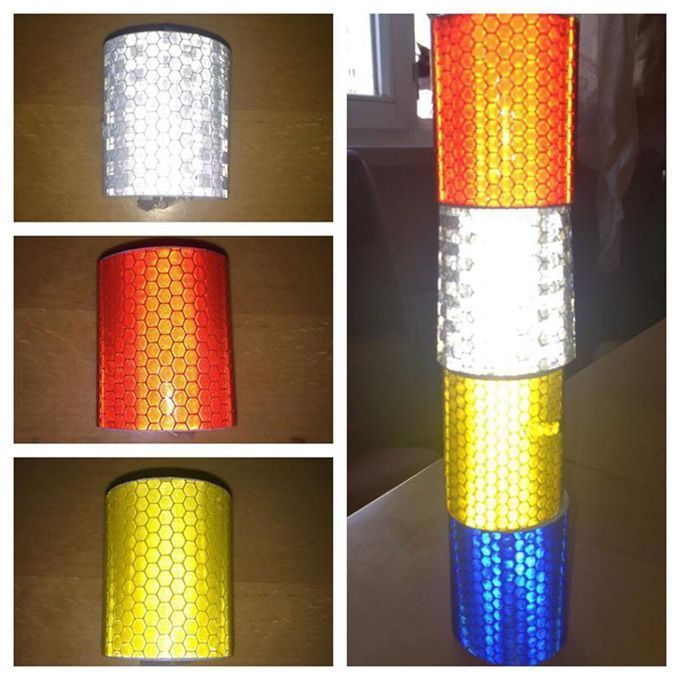 1m X 5cm Reflective Safety Warning Conspicuity Tape-Blue
