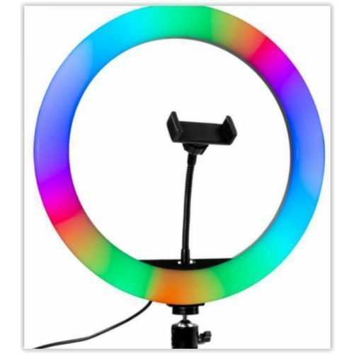 10" Inches RGB LED Selfie Ring Light With Tripod Stand