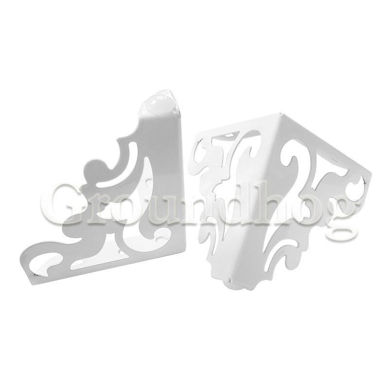4Pcs/Set Metal Polished Sofa Chair Legs 15/12cm Modern Hollow Patten Table Cabinet Bed Feet Furniture Accessories-Golden 12cm