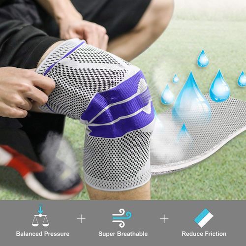 Knee Brace Compression Sleeve Stabilizer For Men & Women