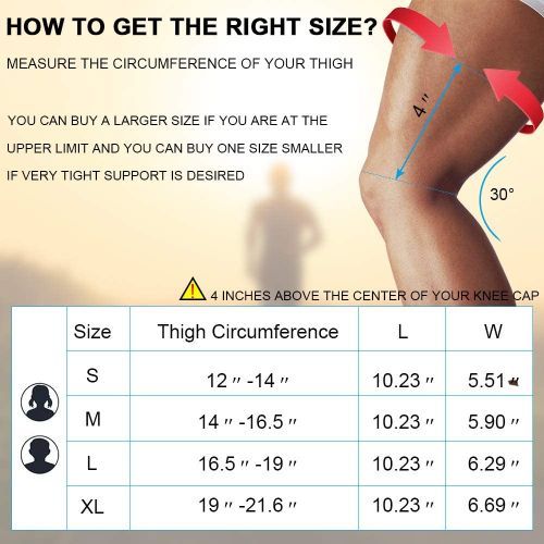 Knee Brace Compression Sleeve Stabilizer For Men & Women