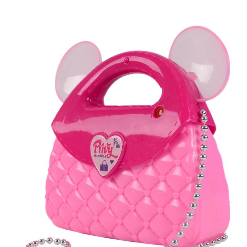 Children's House, Electric Light, Music, 5-Piece Set, Projection, Portable Makeup, Storage Bag, Toy