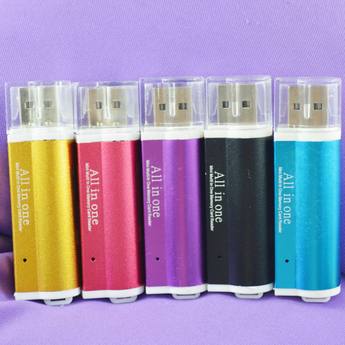 Mini USB 2.0 Multi-Function High Speed Micro-SD TF MMC-Red
