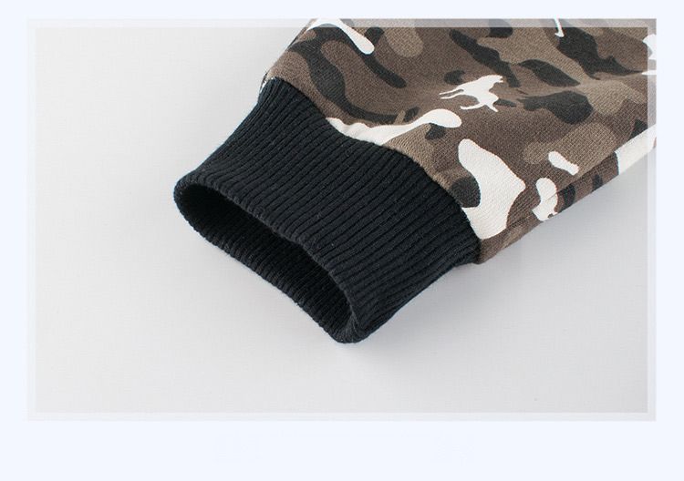 100% Cotton Kids Boys Casual Printed Pants-Coffee