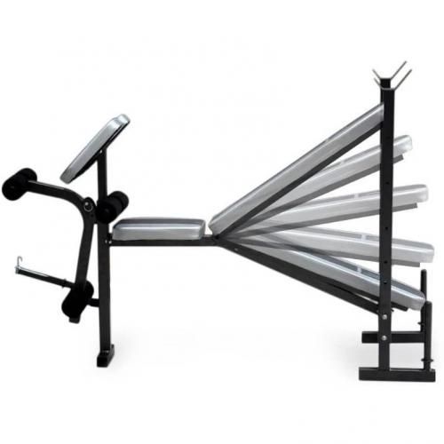 BENCH PRESS - 30KG BARBELL AND GYM BALL INCLUDED.