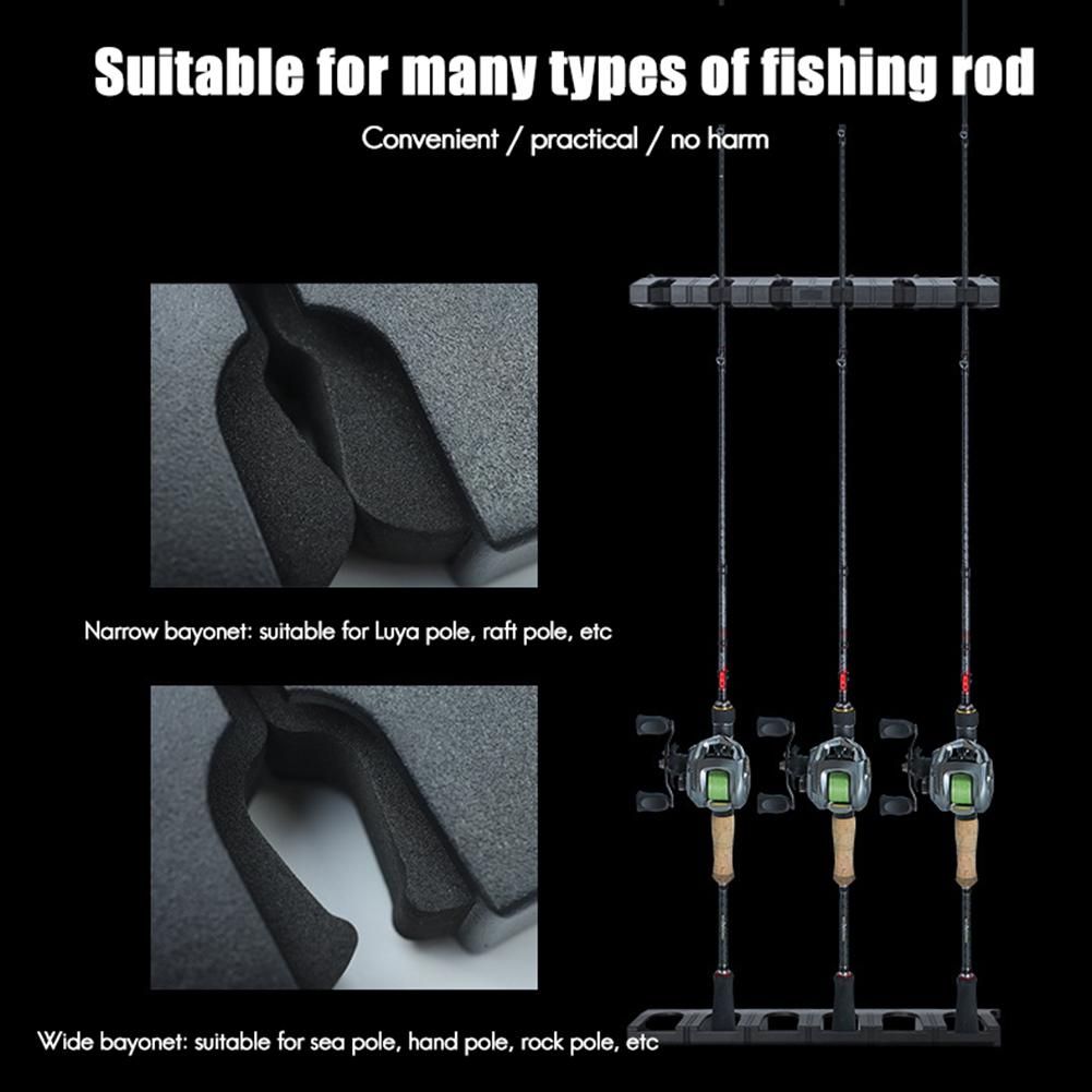 Holder Rack Fishing Stick Wall Mounted Display Support