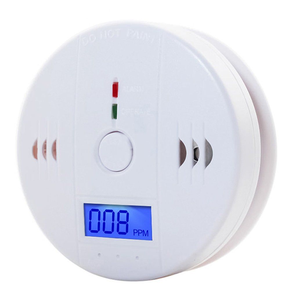 Carbon Monoxide Alarm Home Coal Stove Honeycomb Soot Detector Lcd Display CO Sensor Meter Home Security