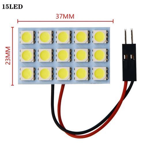 Car Panel Reading Dome Interior Bulb Roof Lights 15 LED